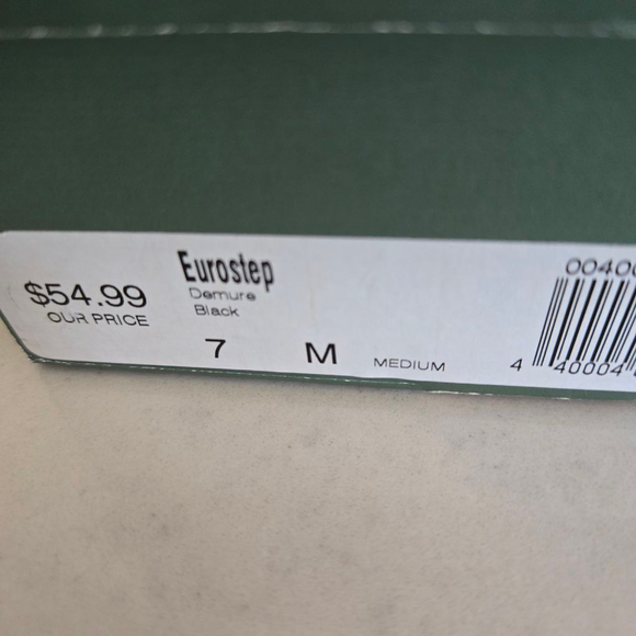 Women's Eurostep Black Demure Mules Size 7 - Picture 6 of 11